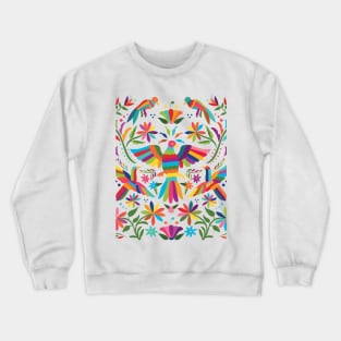 Mexican Otomí Design Crewneck Sweatshirt